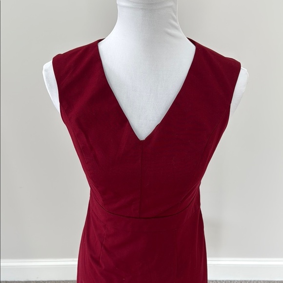 Mossimo Supply Co Red Vneck Midi Dress - Picture 3 of 6